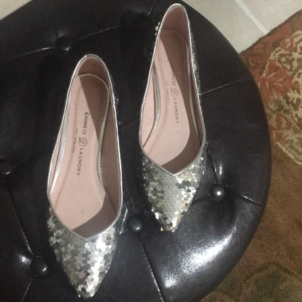 Sequin shoes